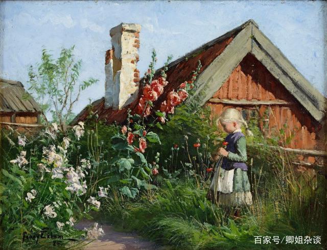 美术欣赏:后印象派画家笔下天真烂漫的孩童.