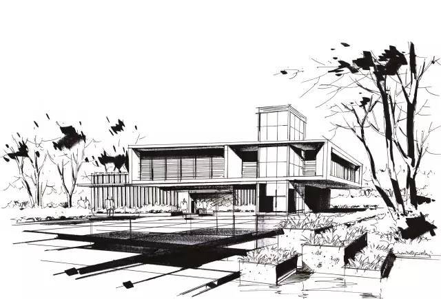 一波值得收藏的建筑手绘