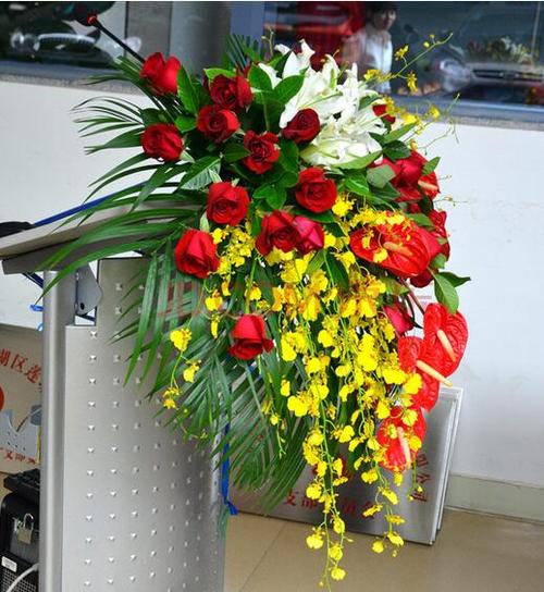 南宁鲜花同城送花 演讲台花/会议花/签到花/庆典花/司仪花/开业花