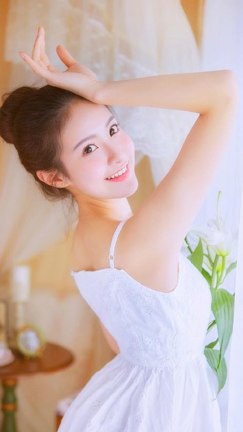 清新甜美女神粉嫩日系唯美写真清纯美女图片