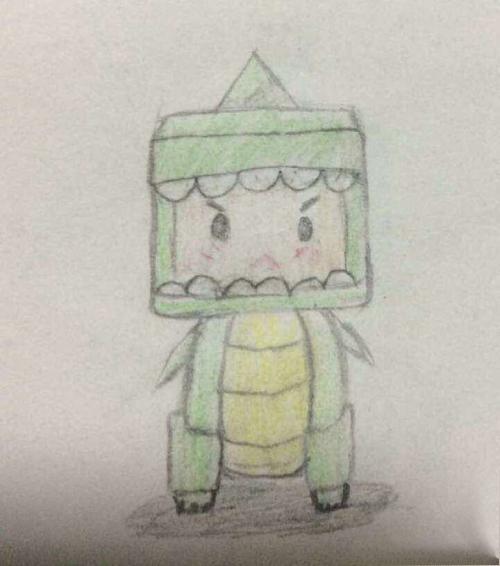 绘画迷你世界之迷斯拉请勿盗图不喜勿喷谢谢