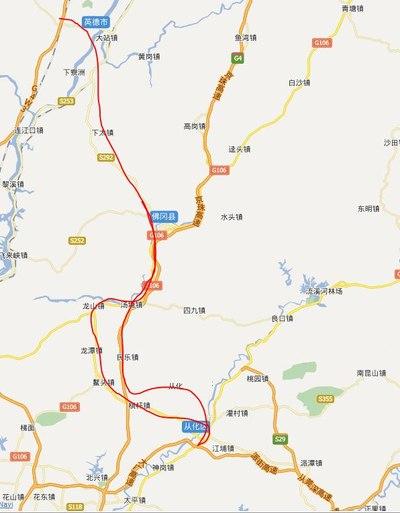 从化,佛冈这条路难不难走?(避开大塞车的g45大广北山乐广)