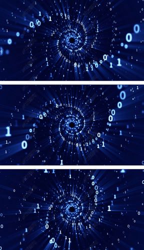 4k科技空间数字大数据元素通道背景