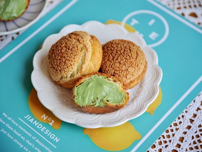 抹茶与泡芙的碰撞,甜蜜的下午茶时光