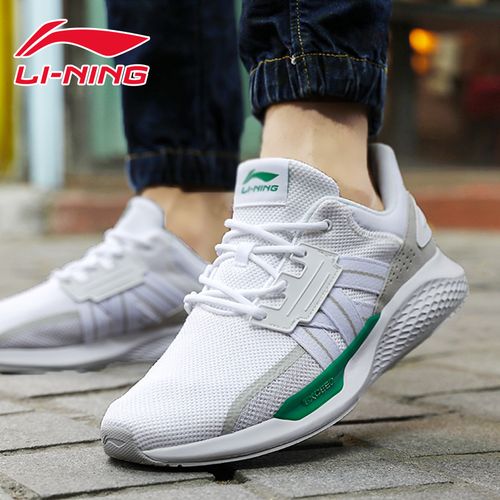 李宁运动鞋男鞋子2021春冬季新款轻便复古休闲鞋网面