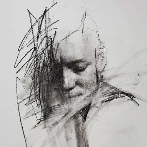 柳碳头像素描教程