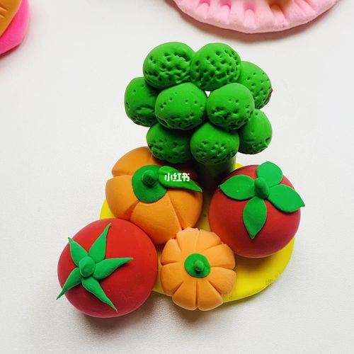 粘土手工蔬菜|黏土萝卜手作手办创意手工diy_粘土_手工制作_手办_蔬菜
