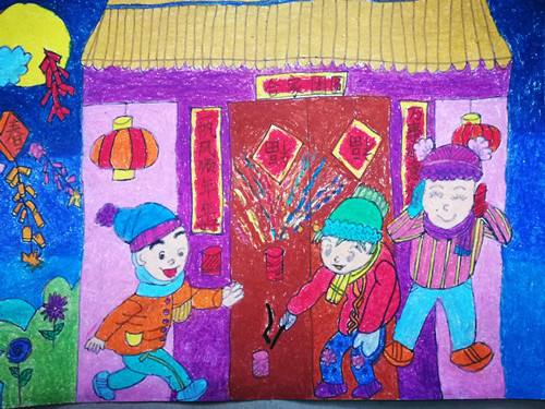 简单易学的春节儿童画