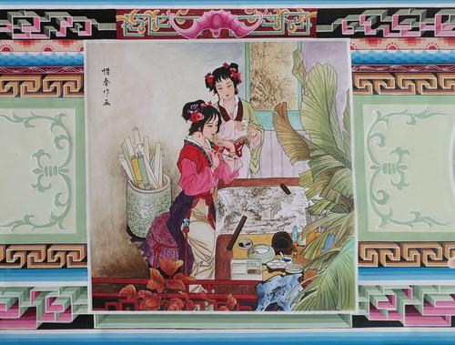 即将失传的——山西原平炕围画