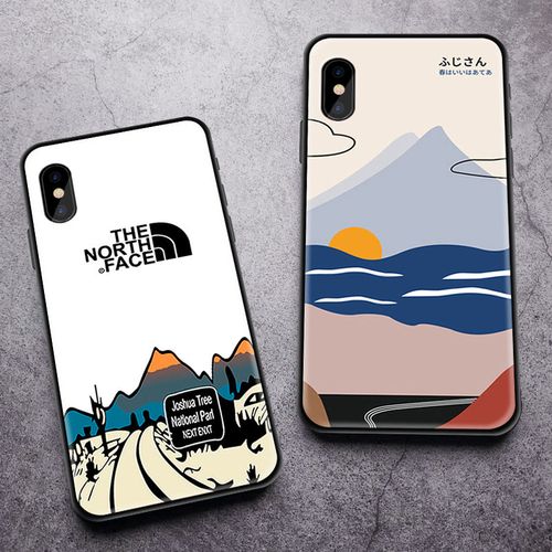 iphone12装x图片,iphonex图片 北面手机壳苹果11定制12硅胶12promax玻璃x/xr加州公路8plus雪山7
