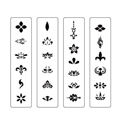 【大鱼】花钿镂空模板花钿额贴古风立体额间花钿贴宫廷眉心贴汉