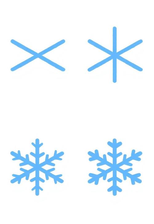 ❄️雪花简笔画✨