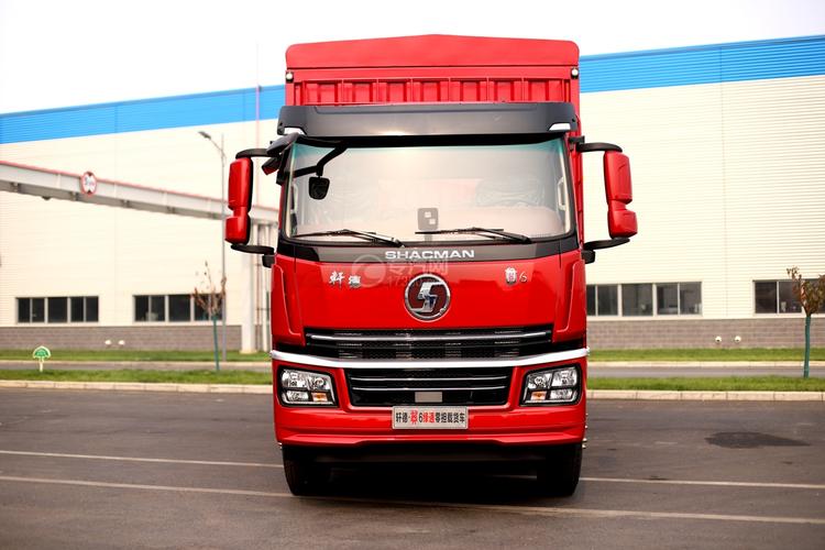 陕汽轩德翼6小三轴国六72米仓栅车外观图片