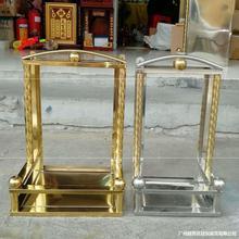 镀金不锈钢金色金柱钢架神位牌土地财神天官地主灶君牌位神台神龛