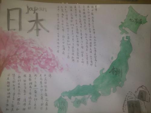       优秀地理手抄报