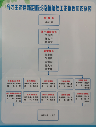 (一)疫情防控指挥部工作架构