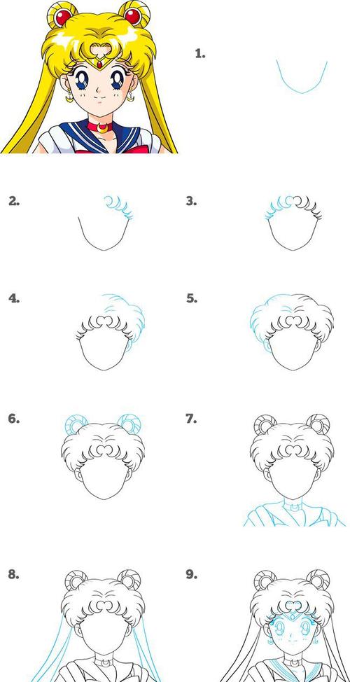 漂亮又可爱的动漫女孩迪士尼公主画法步骤教程保证一学就会