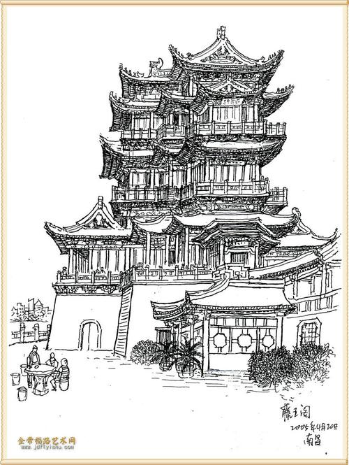 每周兿展第45期焦俊华徒步大江南北集中国之楼阁于一卷暨写生稿欣赏