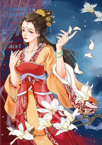 人物绘画,古风美人插画图集,画师画工很赞诶