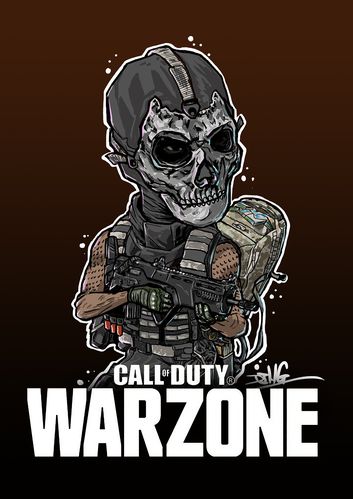 使命召唤战区练习画作