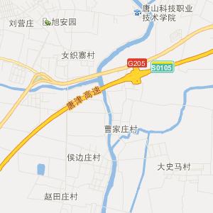 唐山市路北区行政地图