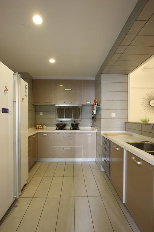 厨房室内设计效果图/现代家庭装修设计效果图/房间高清实景图片