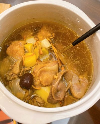 小金鱼一朵做的当归红枣枸杞炖鸡汤