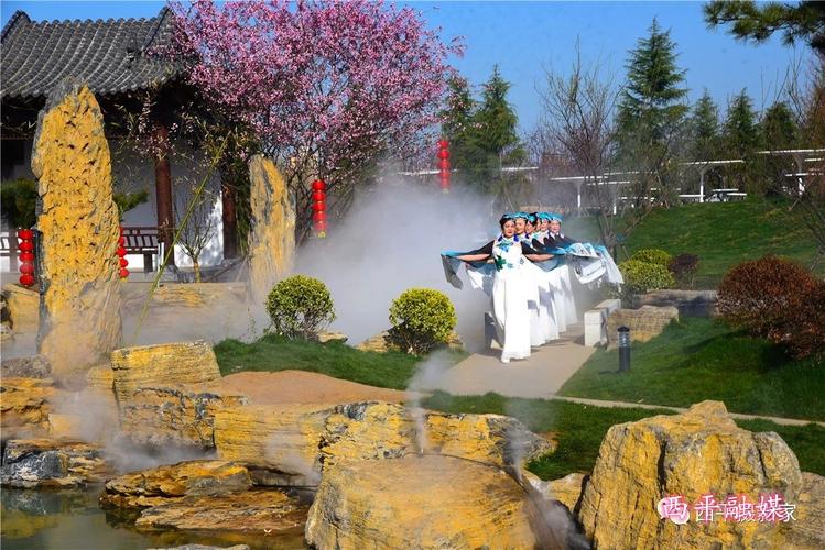 西平嫘祖海棠园 花开迎佳宾