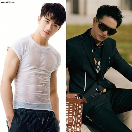 90后男明星身材比拼,穿衣显瘦脱衣有肉,一个比一个有型
