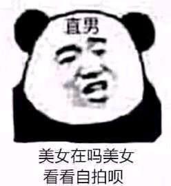 直男:美女在吗美女,看看自拍呗_美女_直男_自拍_看看表情