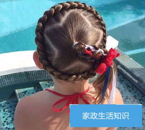 8款超适合小女孩的扎发辫子图解 扎女童辫子有图解让每个妈妈都成巧手