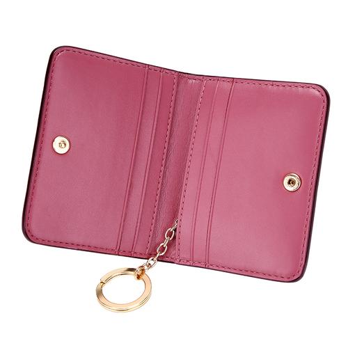 coach 蔻驰 奢侈品 女士卡其色logo款人造革卡包钥匙包 f78006 imp4j