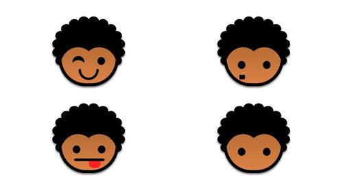 人物图标学生ppt素材