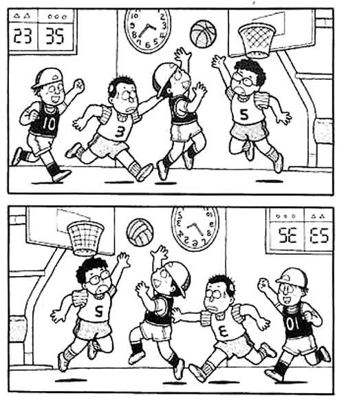 『挑战智力』 镜子里的篮球赛 [打印本页] 登录 注册 回复主题 发表