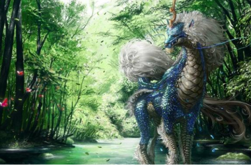 而在中国古代人们信仰四大神兽,它们分别是毛犊,羽嘉,介鳞和介潭,不过