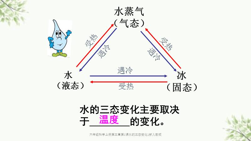 六年级科学上册第三章第1课水的三态变化1新人教版