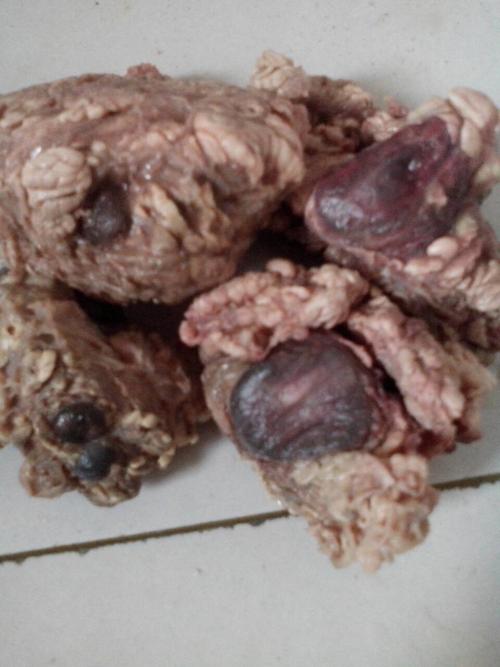 买的新鲜牛肉上被白色包裹的大小不等的肉红色圆粒是淋巴结吗?