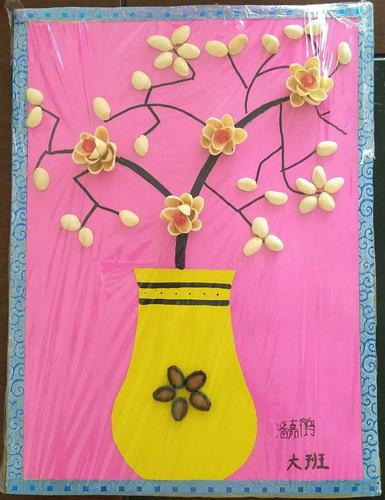 这些看似不起眼的东西可是能在幼儿的手中变成精美的工艺品哩!