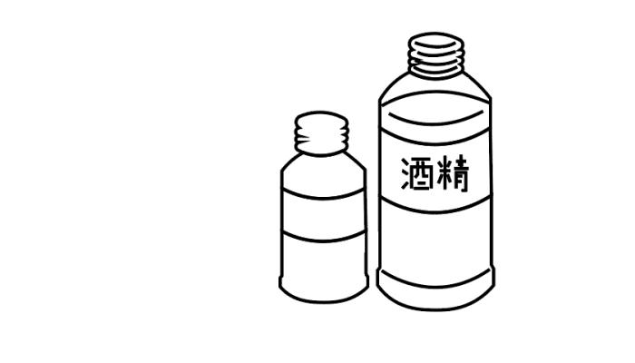 酒精瓶简笔画