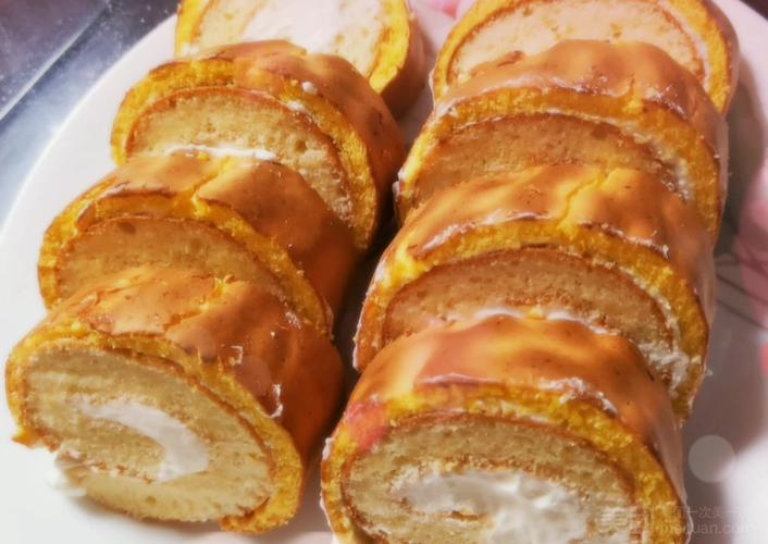 好吃到爆的虎皮蛋卷 食材:1,(虎皮)鸡蛋黄3个,食