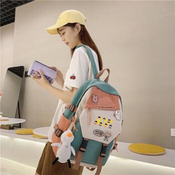 少年团同款周边应援包宋亚轩马嘉祺学生书包男女双肩背包绿色集体q版