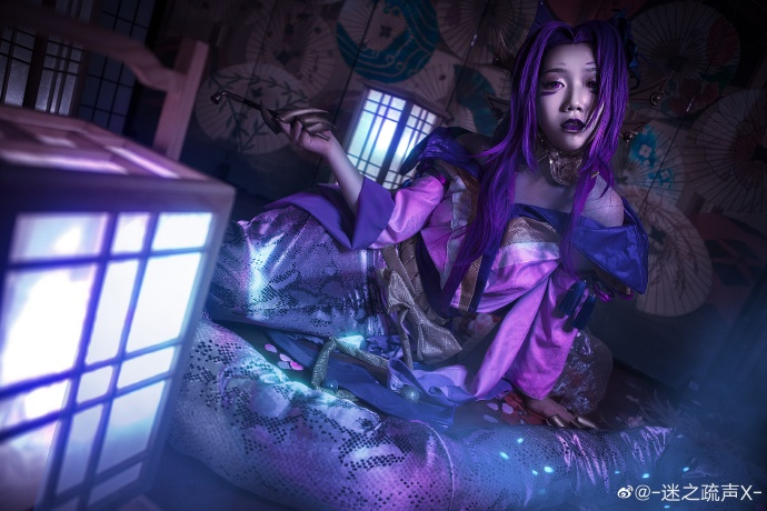 cosplay英雄联盟灵魂莲华～卡西奥佩娅