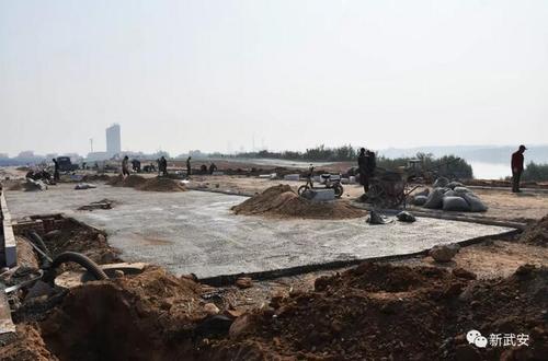 这里是武安的洺湖新区!