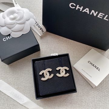 香奈儿双c耳钉