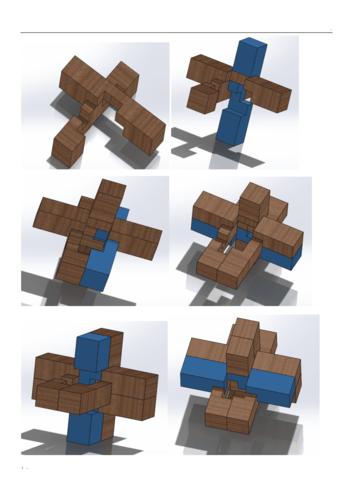 两种9根孔明锁-解法