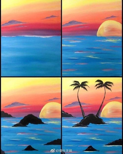 儿童水粉画 蜡笔画 入门简单 初学者 轻松学 可爱 动物