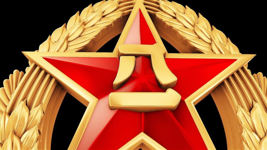 【4款】八一军徽【带通道】