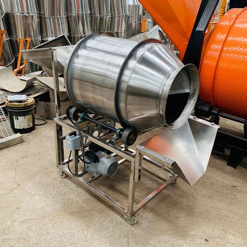 小型滚筒式不锈钢搅拌机食品调料凉菜麦片拌料机化工原料混料机