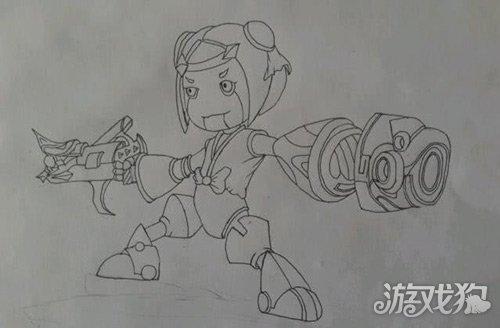 的,所以很容易一眼就看出来了,这不就是王者荣耀第一小短腿鲁班七号么