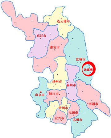 大丰麋鹿自然保护区位于江苏省盐城市黄海沿岸.